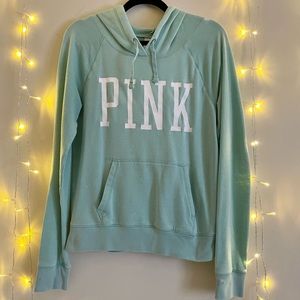 PINK by Victoria Secret- Aqua Green Long Sleeve Top